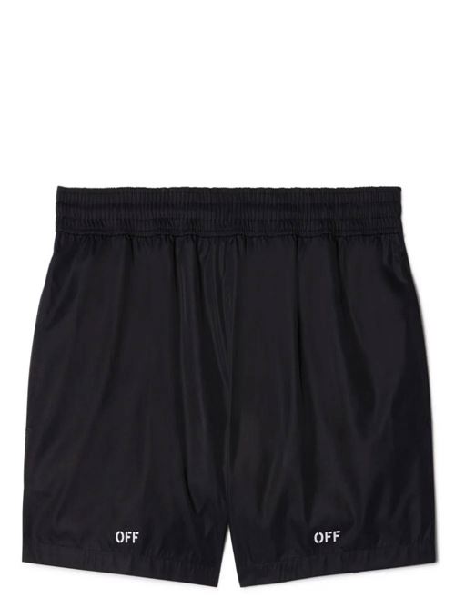 black logo print to the front elasticated waistband OFF WHITE | OMFD011C99FAB0011001